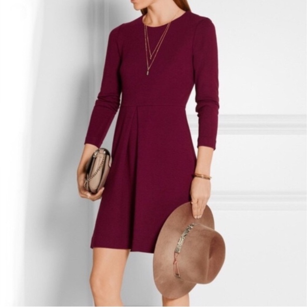 Madewell Gia Fit & Flare Wool Dress